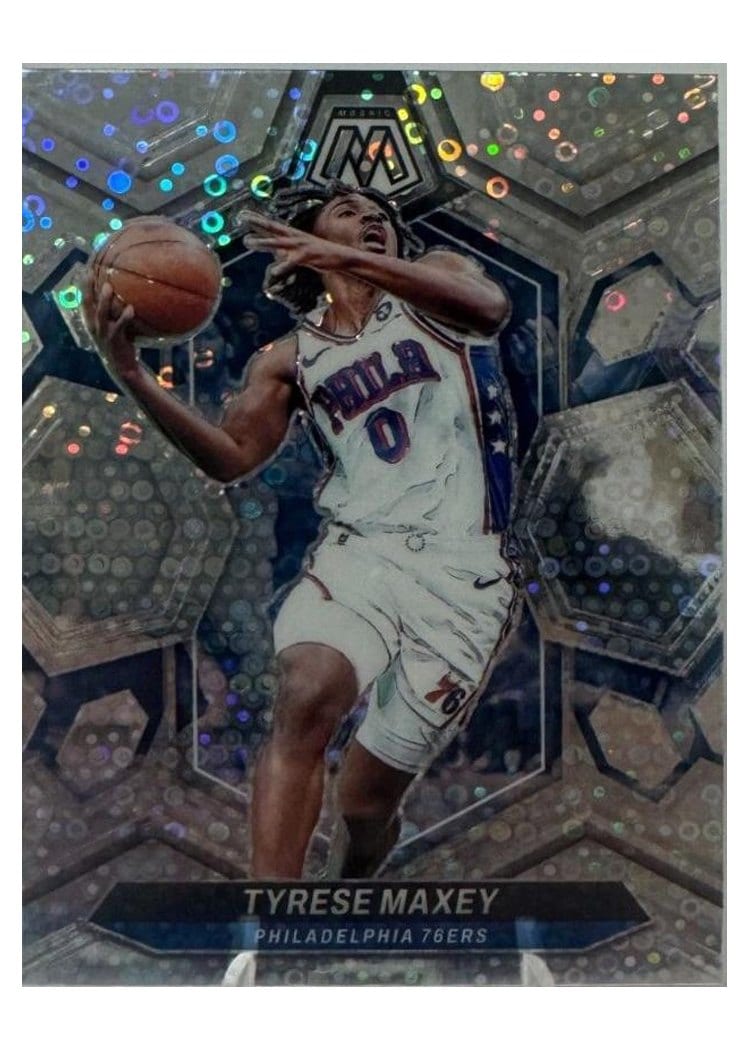 2023-24 Panini Mosaic Base Set Tyrese Maxey #79 card