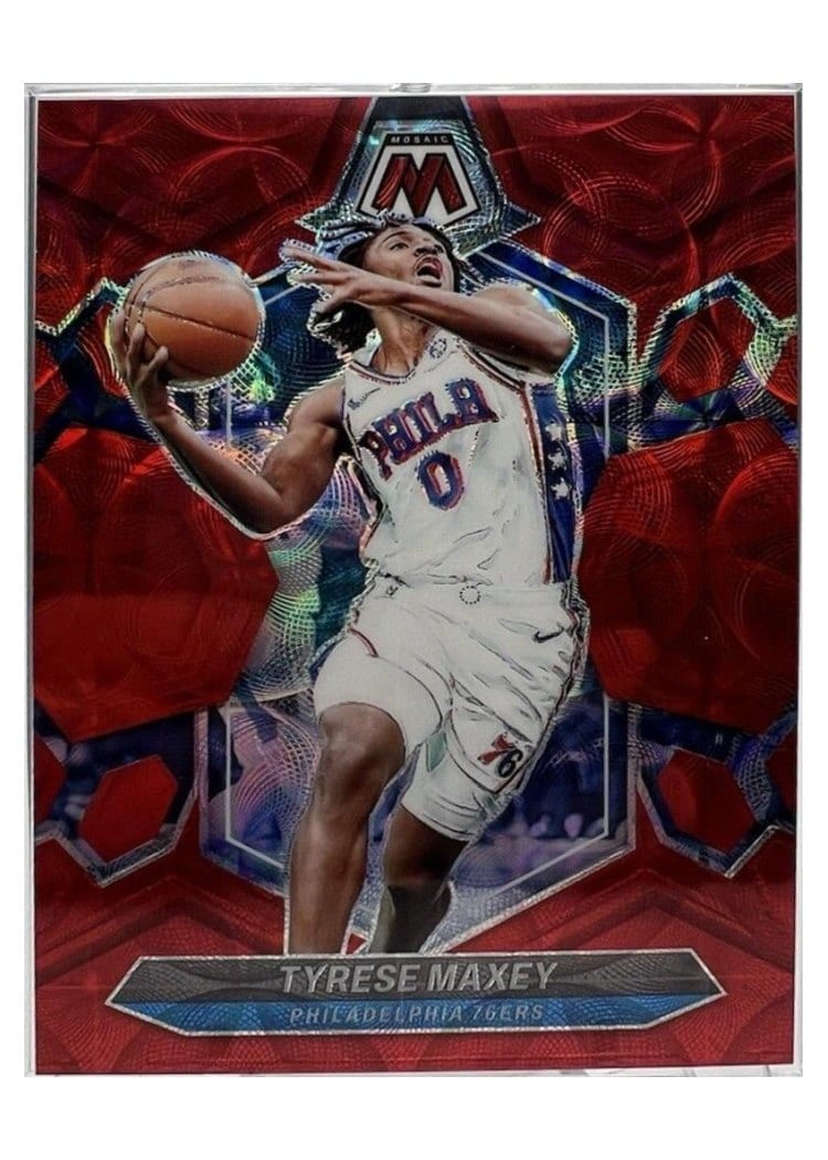 2023-24 Panini Mosaic Base Set Tyrese Maxey #79 card