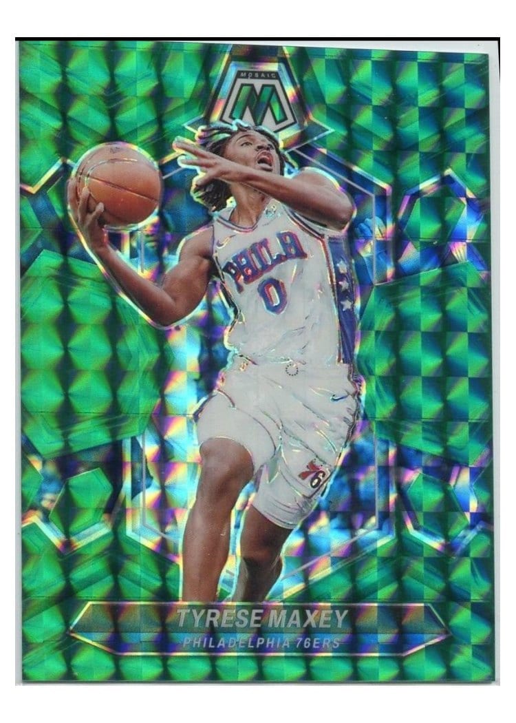 2023-24 Panini Mosaic Base Set Tyrese Maxey #79 card