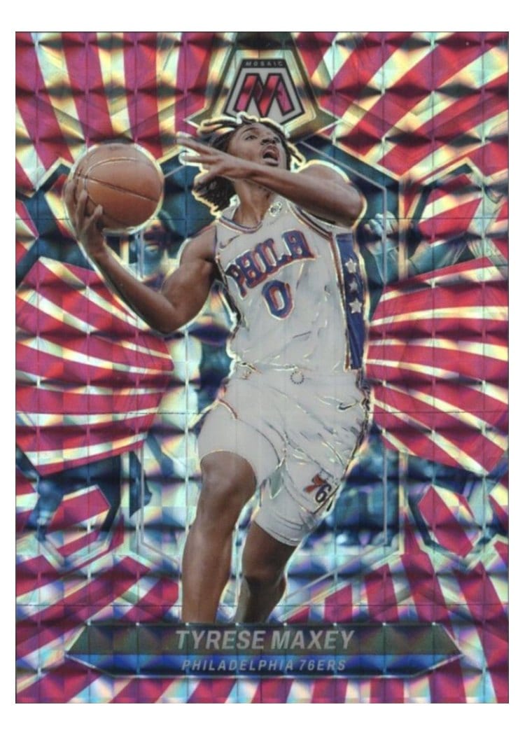 2023-24 Panini Mosaic Base Set Tyrese Maxey #79 card