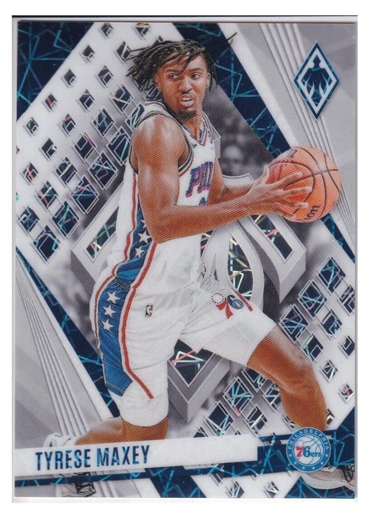 2023-24 Panini Phoenix Base Set Tyrese Maxey #114 card