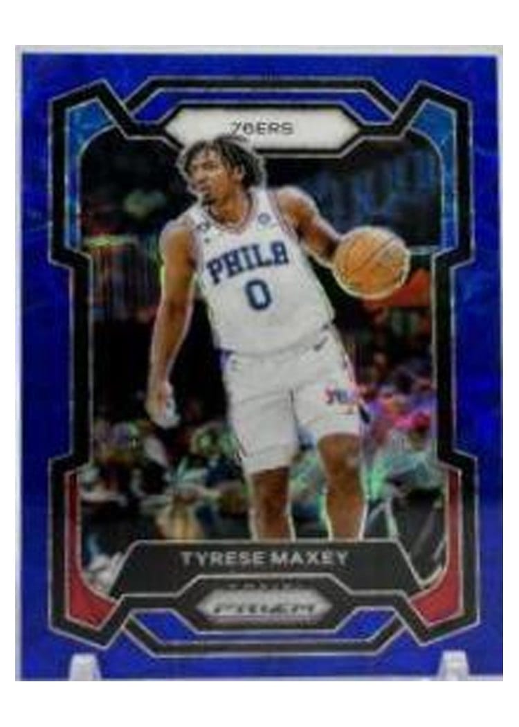 2023-24 Panini Prizm Base Set Tyrese Maxey #15 card