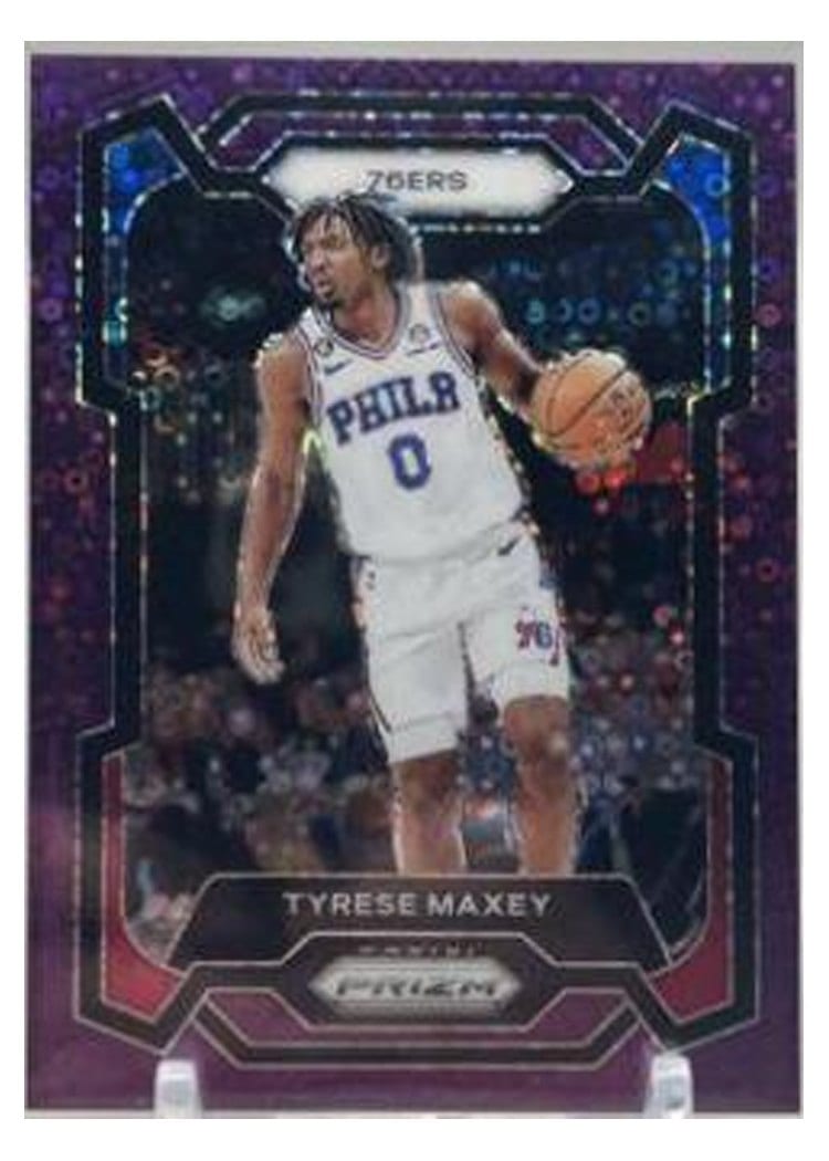 2023-24 Panini Prizm Base Set Tyrese Maxey #15 card