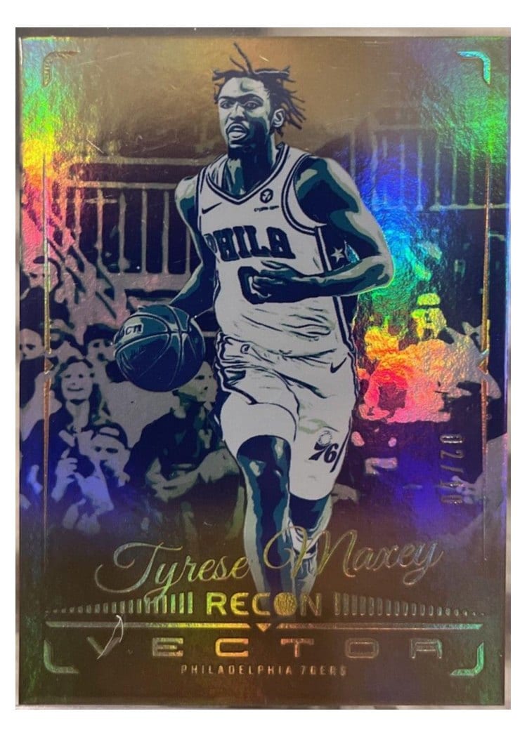 2023-24 Panini Prizm Base Set Tyrese Maxey #15 card