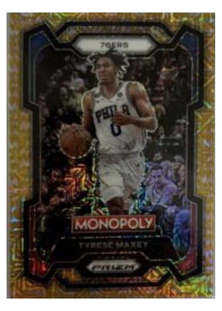 2023-24 Panini Prizm Base Set Tyrese Maxey #15 card