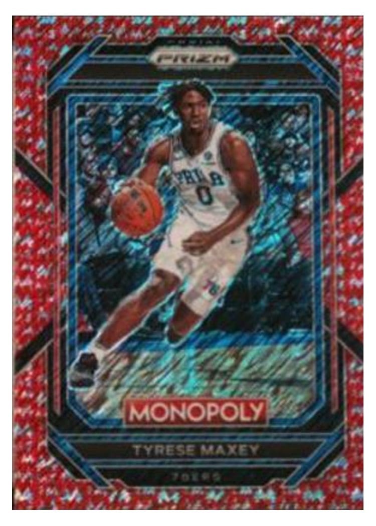 2023-24 Panini Prizm Monopoly Base Set Tyrese Maxey #68 card