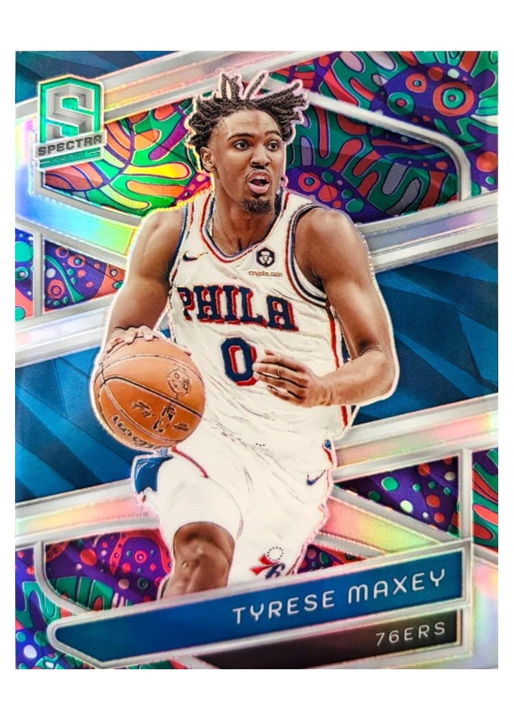 2023-24 Panini Spectra Base Set Tyrese Maxey #66 card