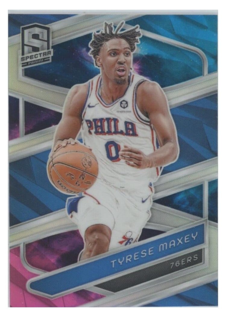 2023-24 Panini Spectra Base Set Tyrese Maxey #66 card
