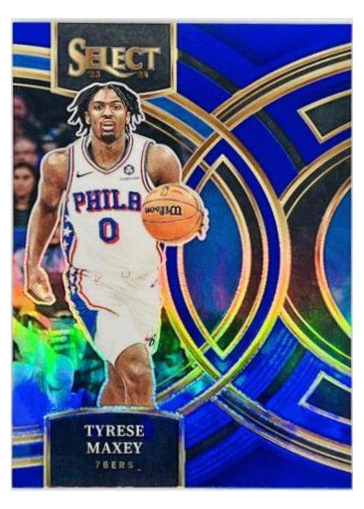 2023 Panini Select Tyrese Maxey #157 card