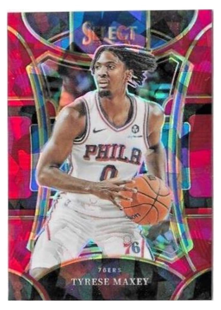 2023 Panini Select Tyrese Maxey #157 card