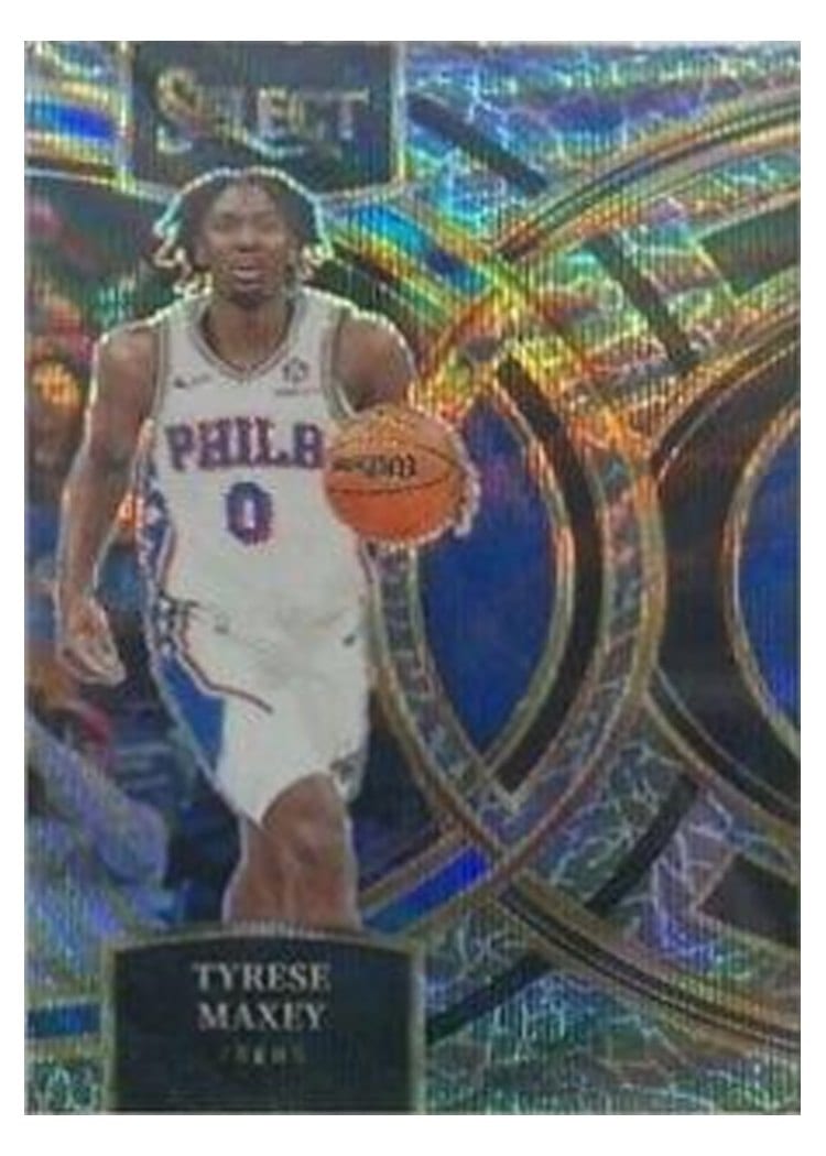 2023 Panini Select Tyrese Maxey #157 card