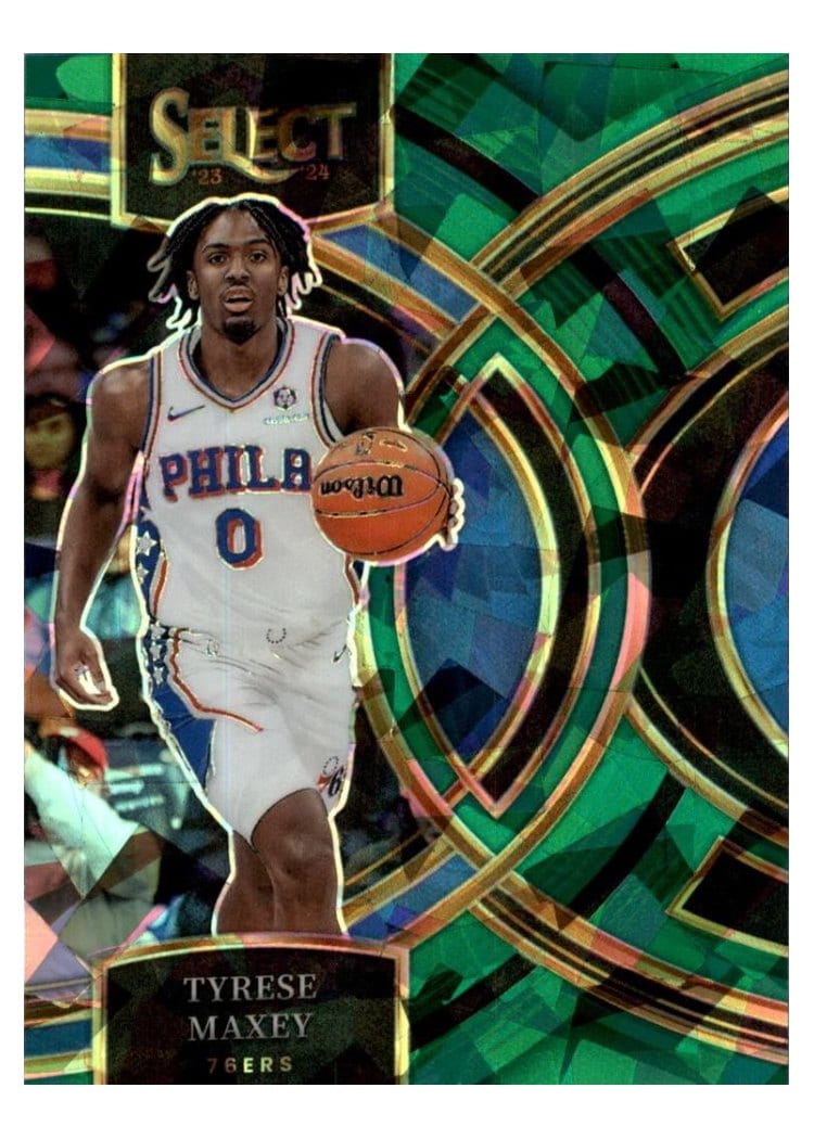 2023 Panini Select Tyrese Maxey #157 card