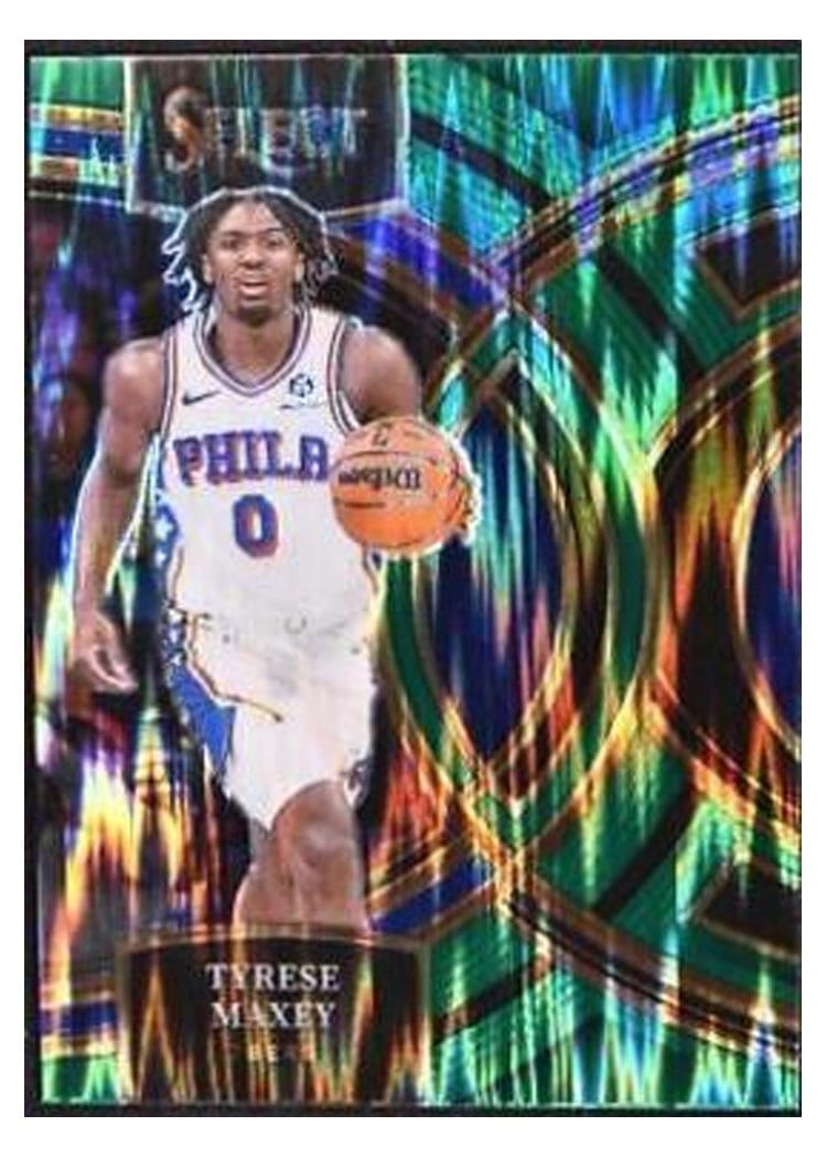 2023 Panini Select Tyrese Maxey #157 card