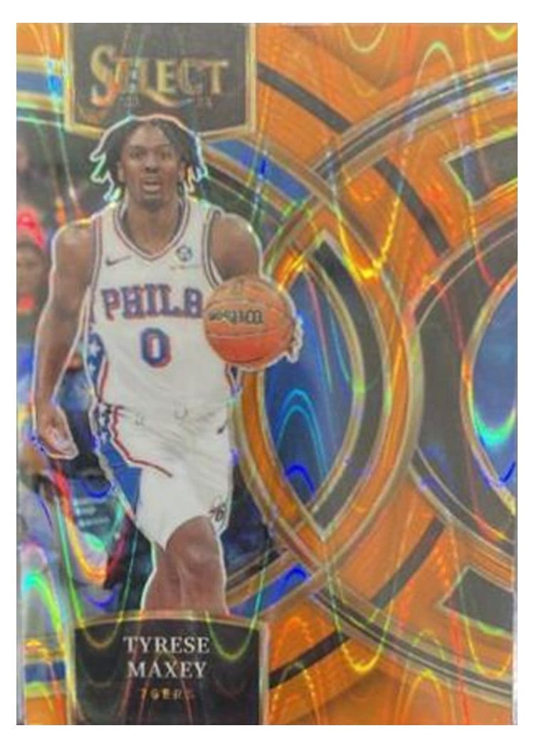 2023 Panini Select Tyrese Maxey #157 card