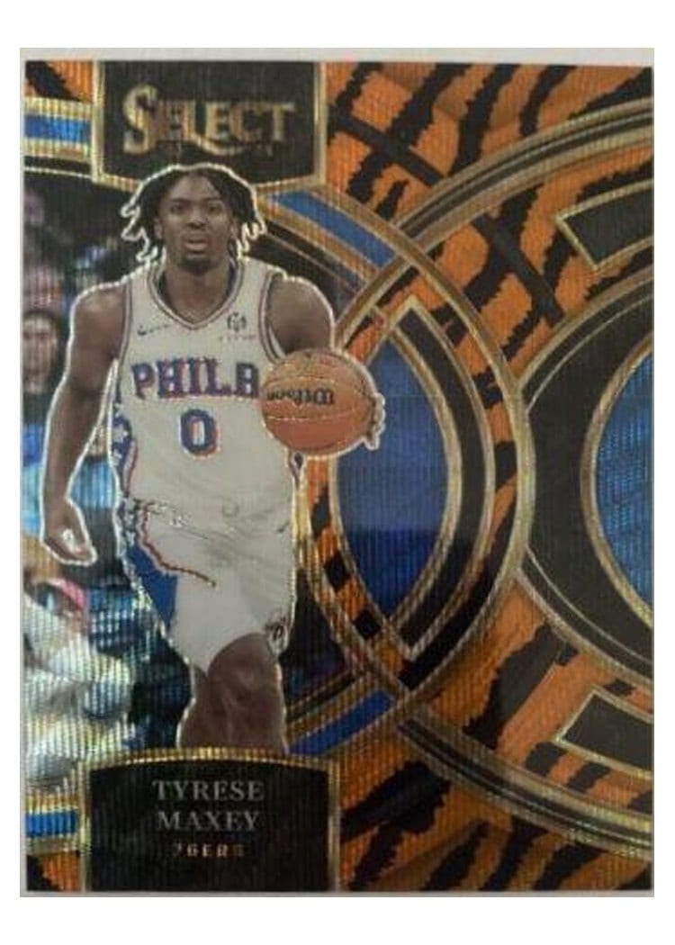 2023 Panini Select Tyrese Maxey #157 card