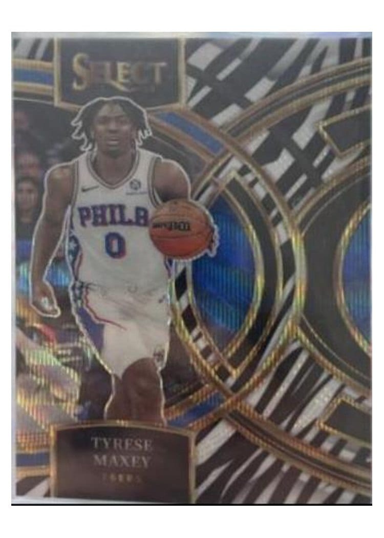 2023 Panini Select Tyrese Maxey #157 card