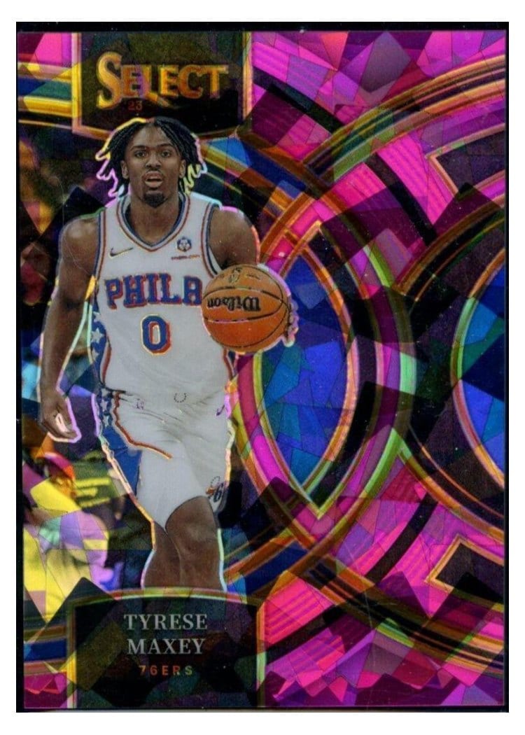 2023 Panini Select Tyrese Maxey #157 card
