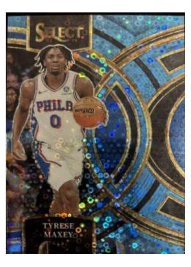 2023 Panini Select Tyrese Maxey #157 card