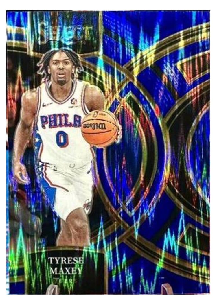 2023 Panini Select Tyrese Maxey #157 card