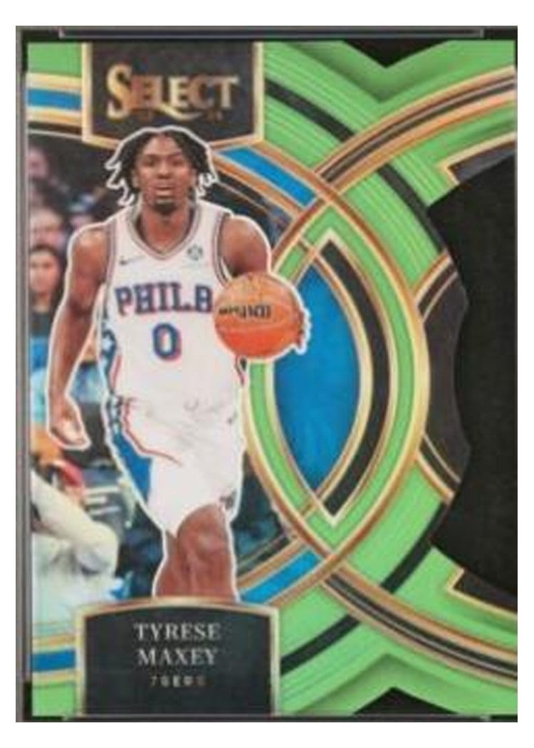 2023 Panini Select Tyrese Maxey #157 card