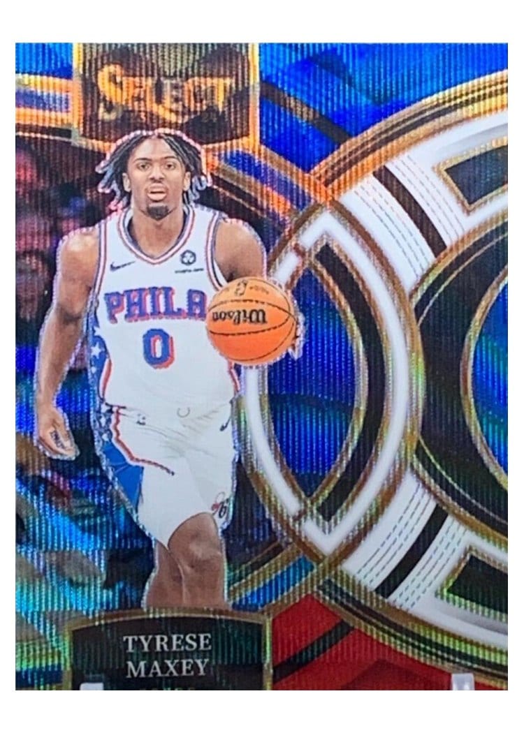 2023 Panini Select Tyrese Maxey #157 card