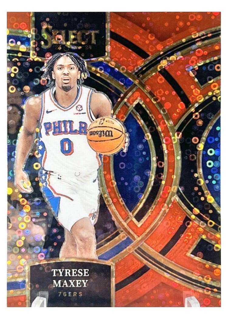2023 Panini Select Tyrese Maxey #157 card