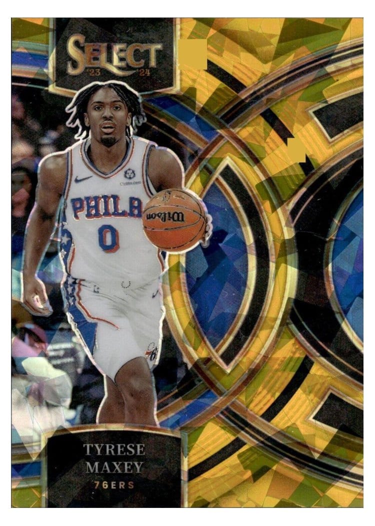 2023 Panini Select Tyrese Maxey #157 card