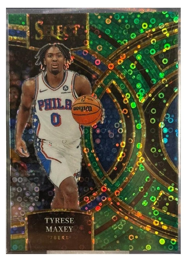 2023 Panini Select Tyrese Maxey #157 card