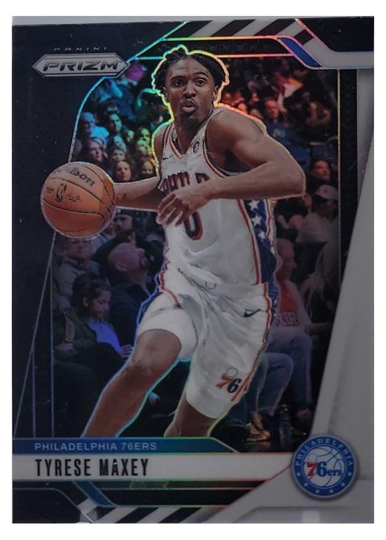 2024-25 Panini Prizm Base Set Tyrese Maxey #96 card