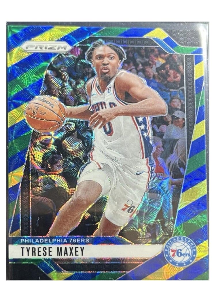 2024-25 Panini Prizm Base Set Tyrese Maxey #96 card