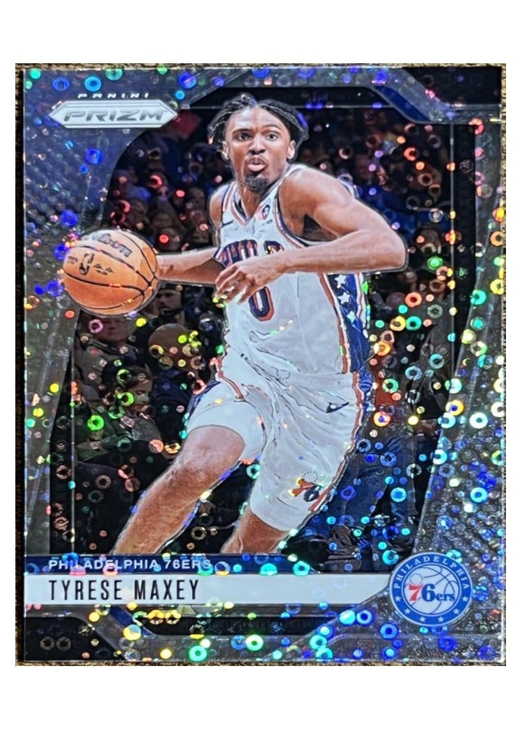 2024-25 Panini Prizm Base Set Tyrese Maxey #96 card