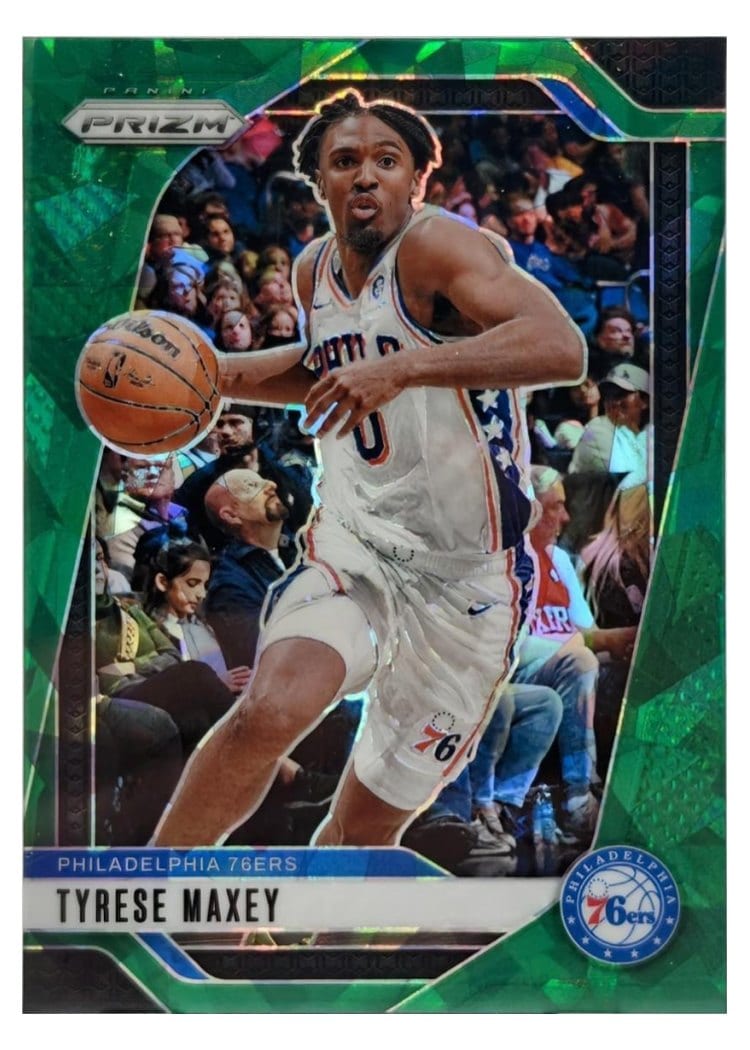 2024-25 Panini Prizm Base Set Tyrese Maxey #96 card