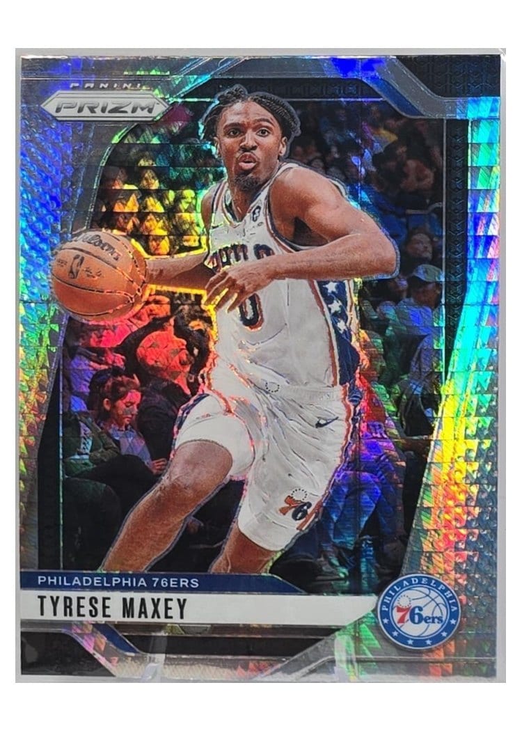2024-25 Panini Prizm Base Set Tyrese Maxey #96 card