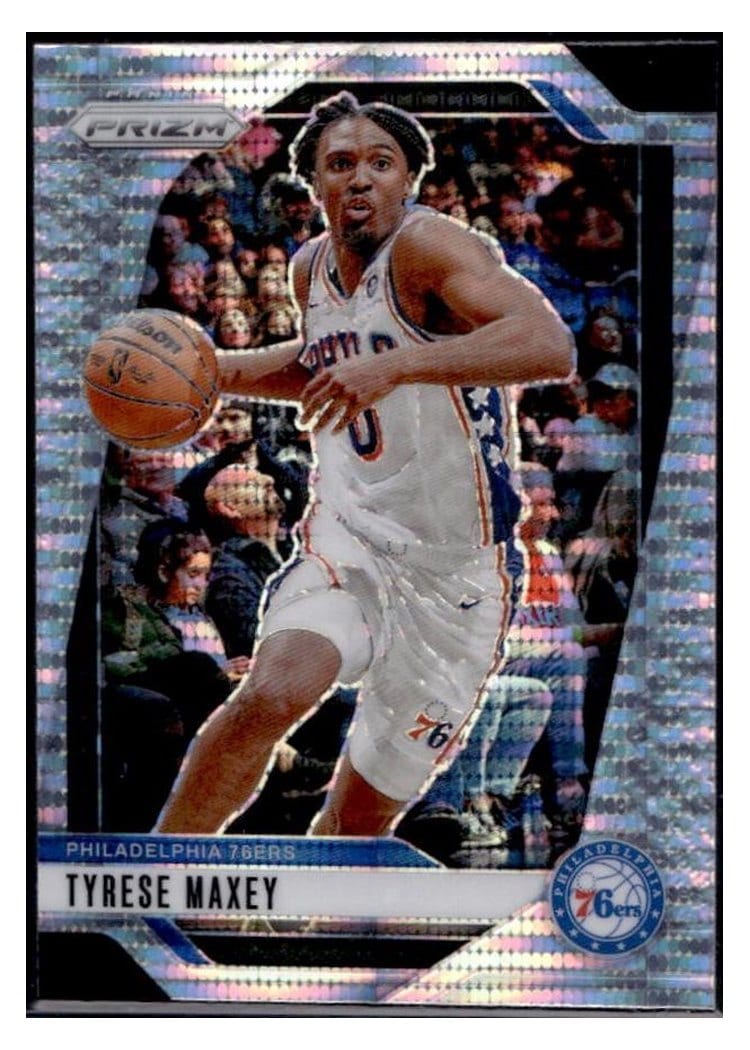 2024-25 Panini Prizm Base Set Tyrese Maxey #96 card