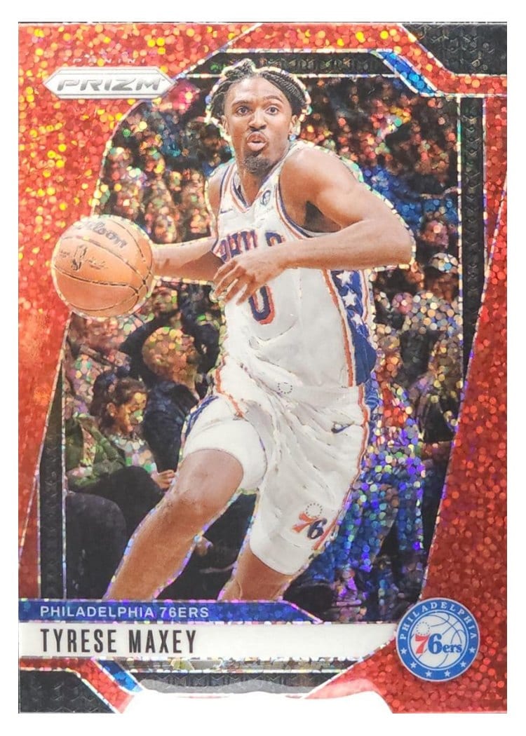 2024-25 Panini Prizm Base Set Tyrese Maxey #96 card