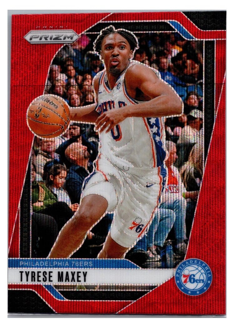 2024-25 Panini Prizm Base Set Tyrese Maxey #96 card