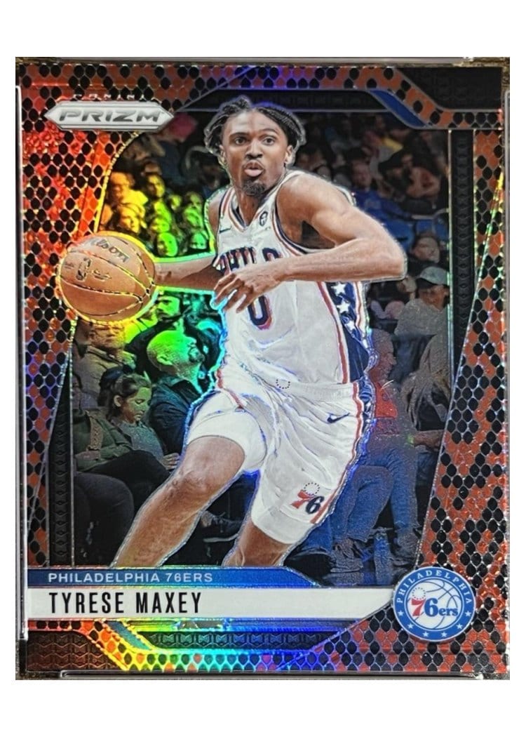 2024-25 Panini Prizm Base Set Tyrese Maxey #96 card