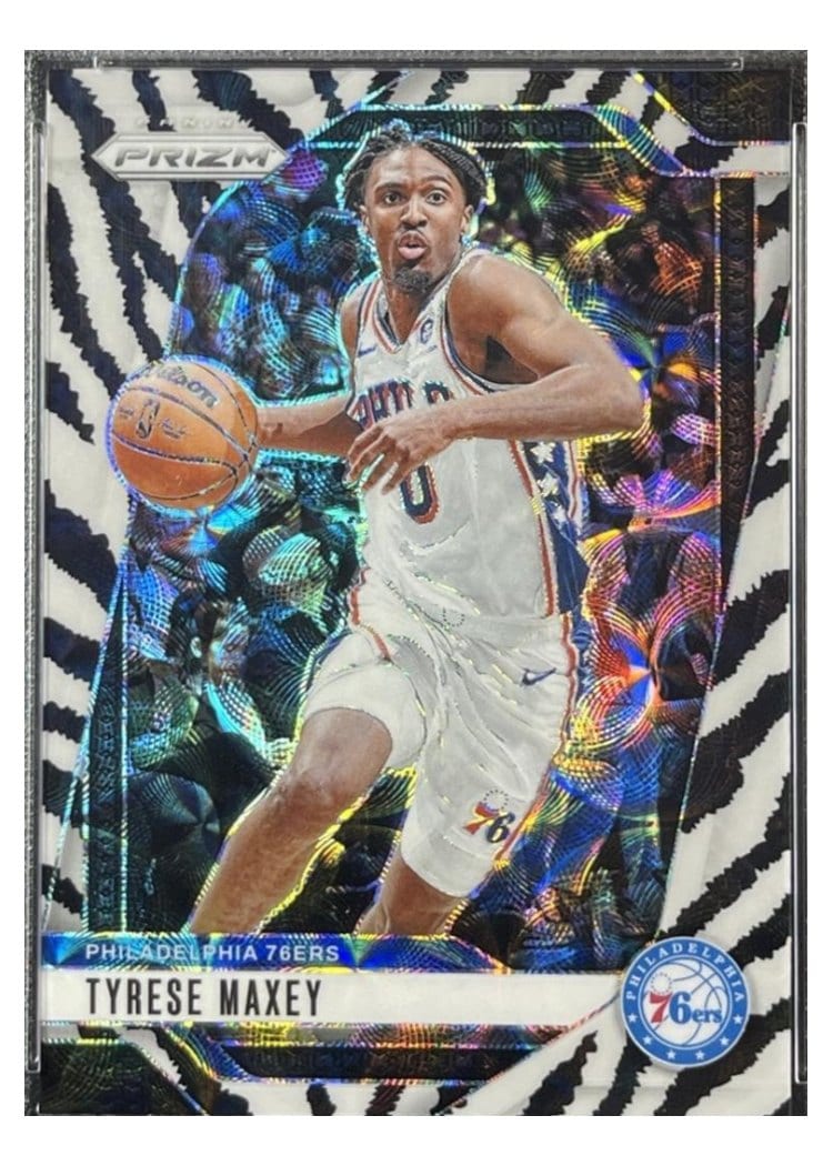 2024-25 Panini Prizm Base Set Tyrese Maxey #96 card