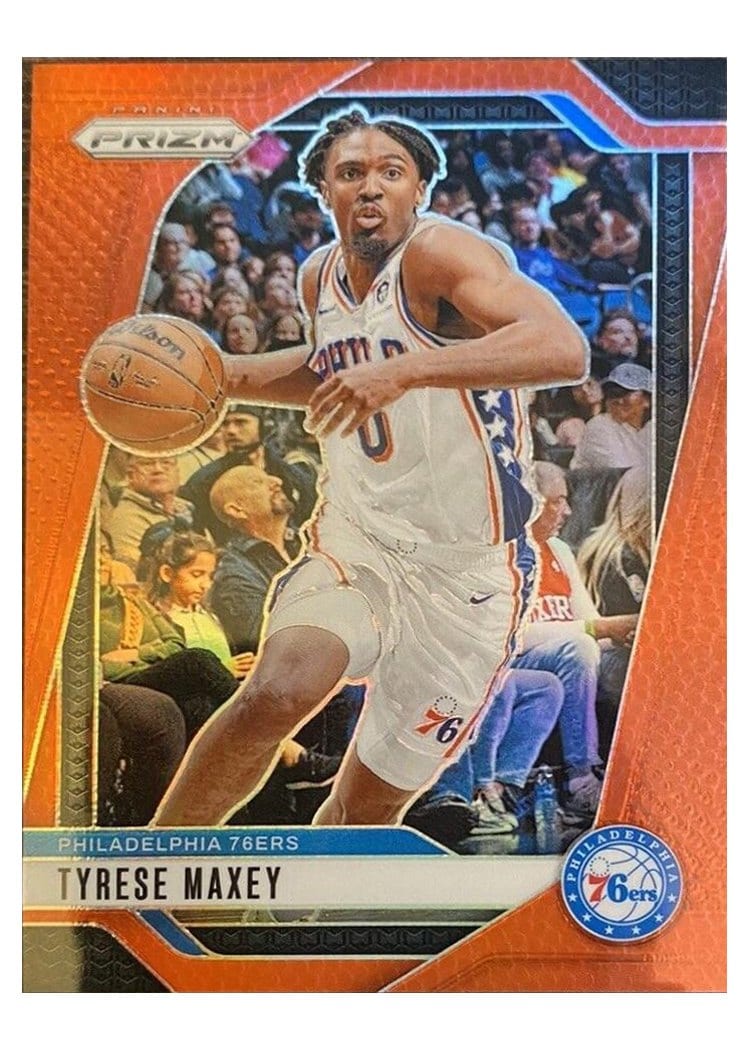 2024-25 Panini Prizm Base Set Tyrese Maxey #96 card