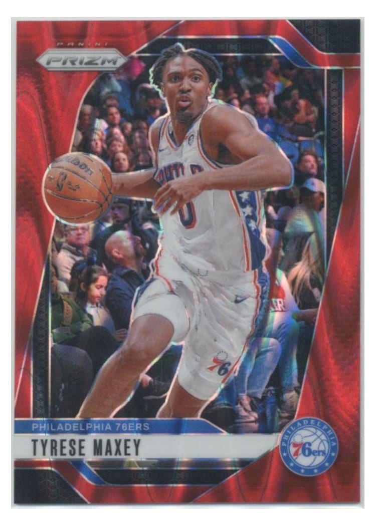 2024-25 Panini Prizm Base Set Tyrese Maxey #96 card
