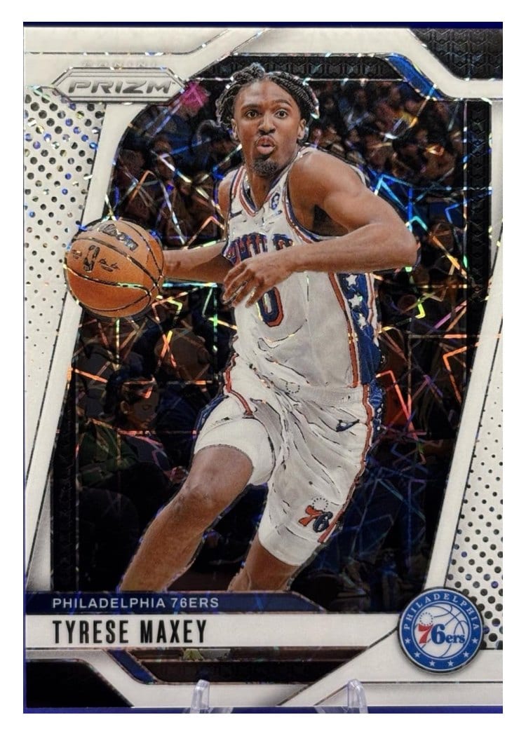 2024-25 Panini Prizm Base Set Tyrese Maxey #96 card