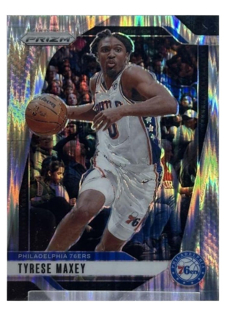 2024-25 Panini Prizm Base Set Tyrese Maxey #96 card