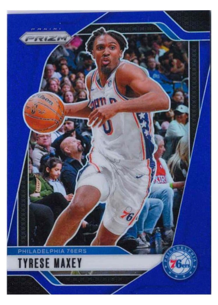 2024-25 Panini Prizm Base Set Tyrese Maxey #96 card