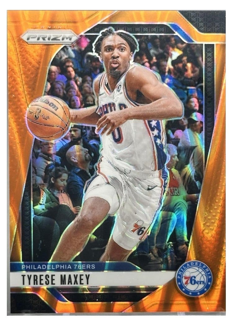 2024-25 Panini Prizm Base Set Tyrese Maxey #96 card
