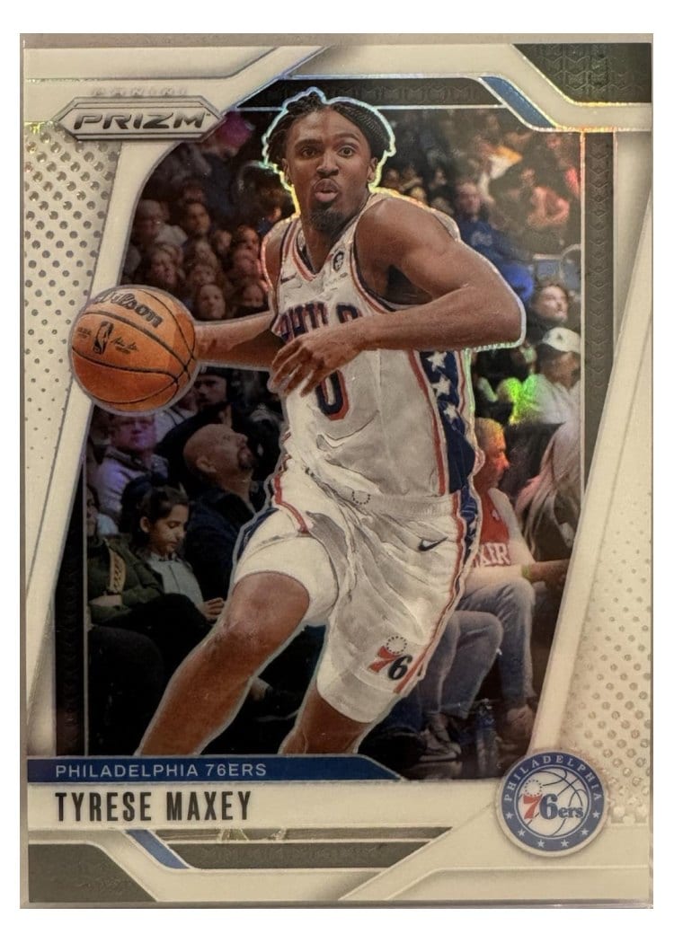 2024-25 Panini Prizm Base Set Tyrese Maxey #96 card