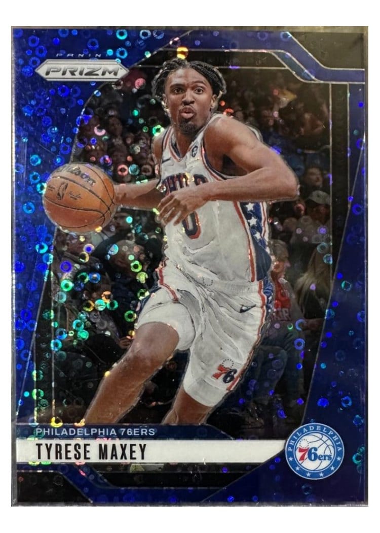2024-25 Panini Prizm Base Set Tyrese Maxey #96 card