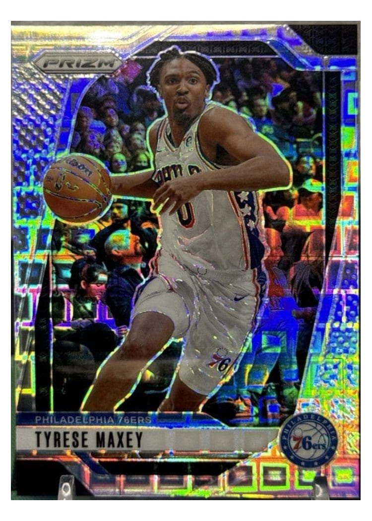 2024-25 Panini Prizm Base Set Tyrese Maxey #96 card