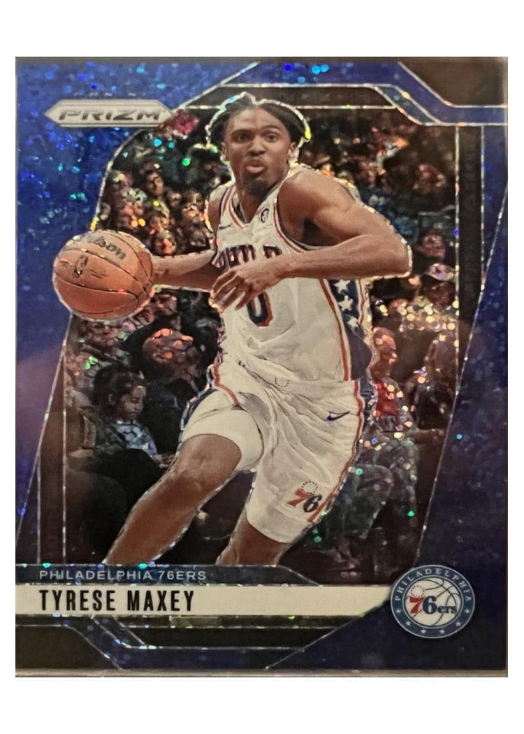 2024-25 Panini Prizm Base Set Tyrese Maxey #96 card