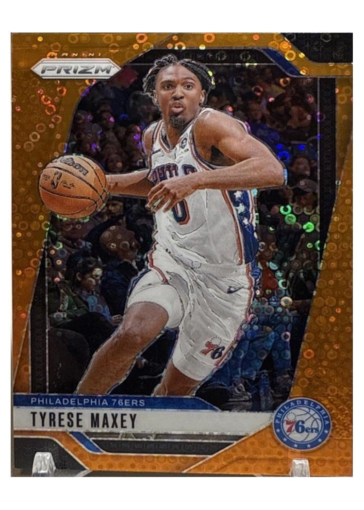 2024-25 Panini Prizm Base Set Tyrese Maxey #96 card