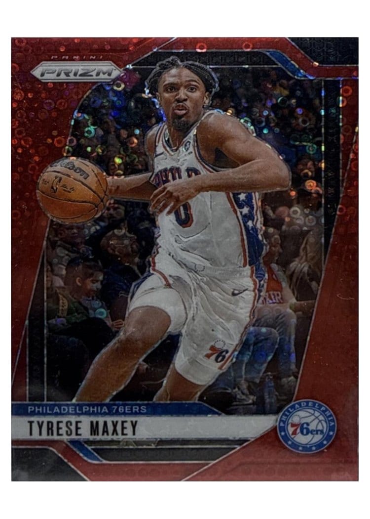2024-25 Panini Prizm Base Set Tyrese Maxey #96 card